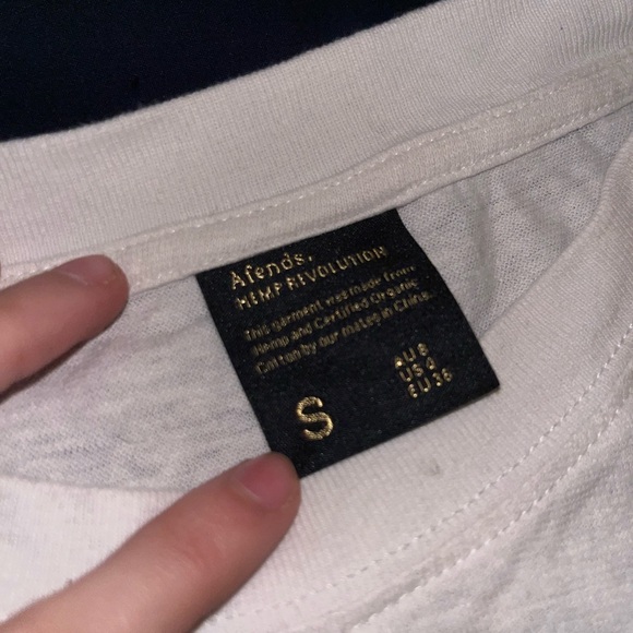 Beige Afends T-Shirt - Picture 2 of 3